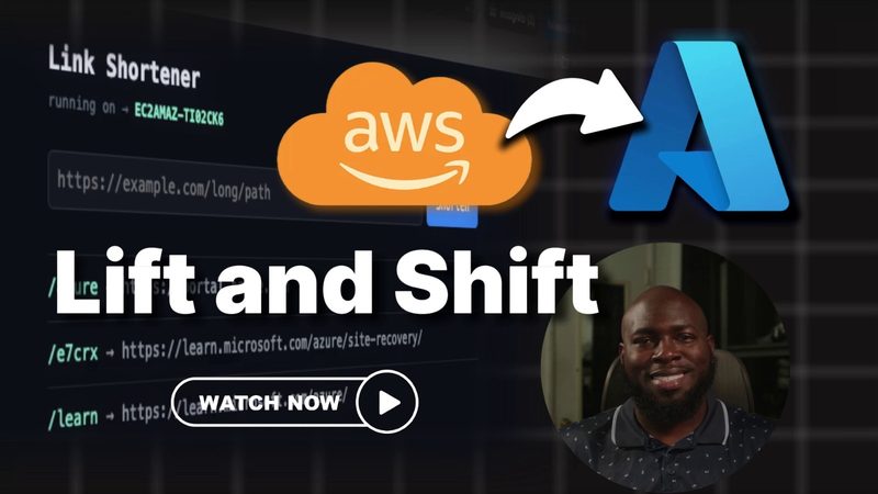 AWS to Azure migration walkthrough